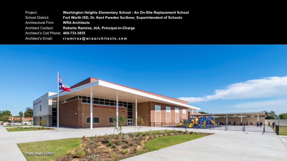 2017—Washington Heights Elementary School | Texas School Architecture