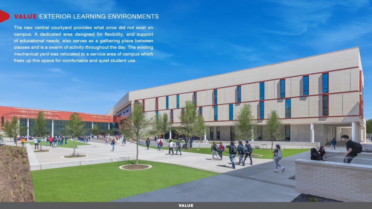 2022 — Amon Carter Riverside High School Exhibit of School Architecture