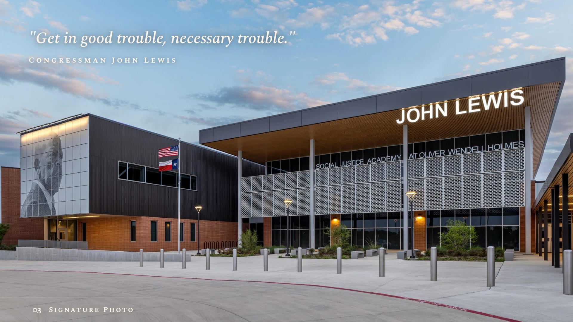 Dallas ISD—John Lewis Social Justice Center at OW Holmes